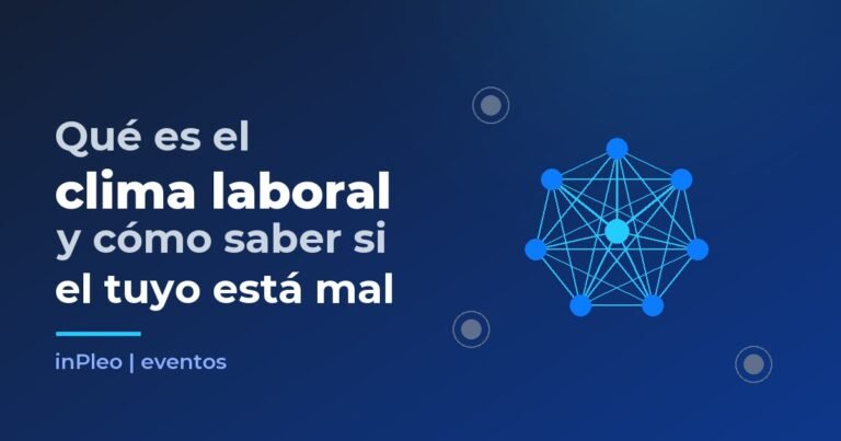 Ilustración de un equipo conectado frente a personas aisladas, representando el clima laboral